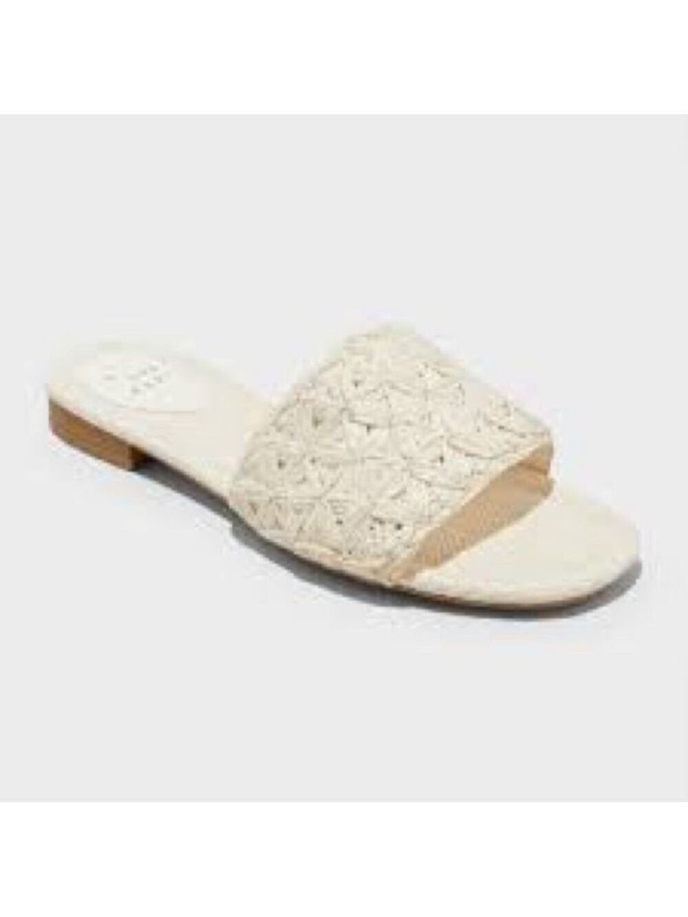 Women’s A New Day White Beige Boho Sandals Size 7.5 US!